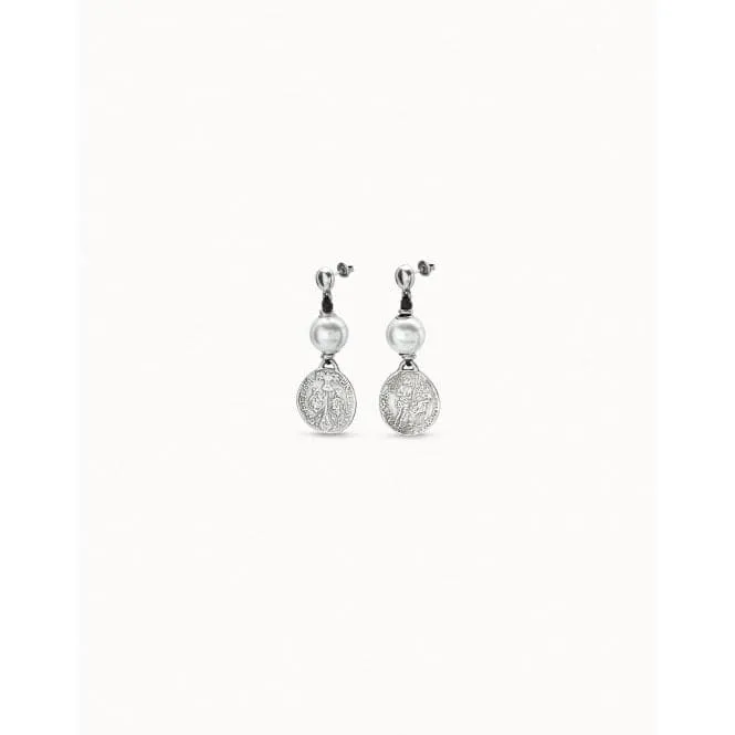 Alexandria White Pearl Shell Earrings