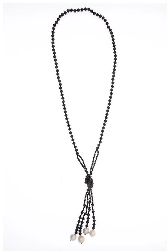 Classy Dazzle Pearl Necklace