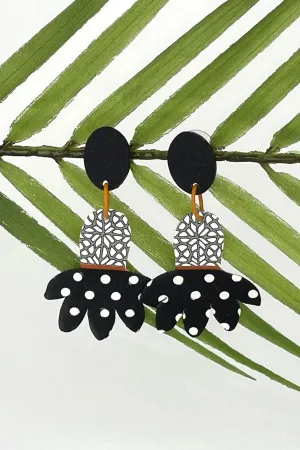 Disc Earrings - Petal