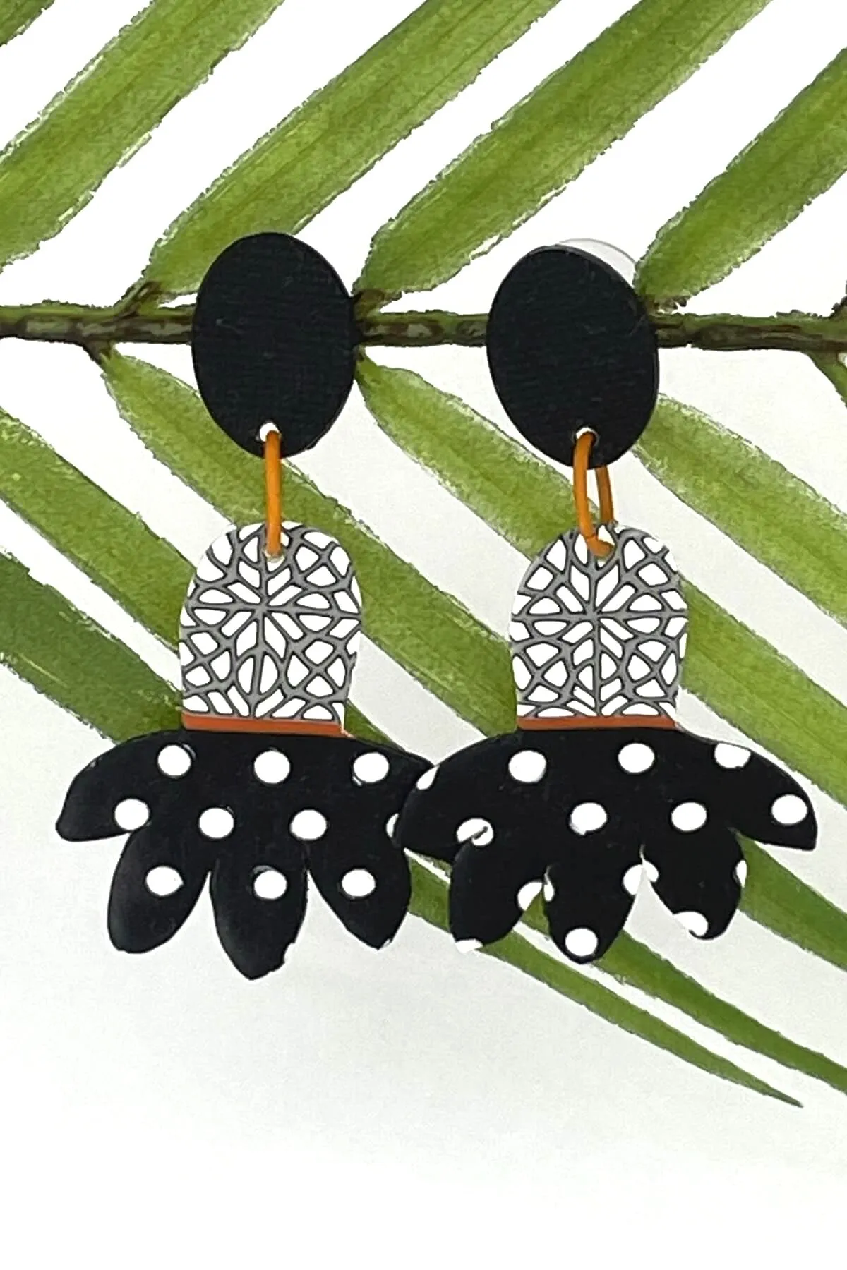 Disc Earrings - Petal