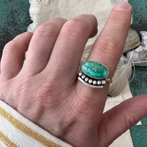 Green Meadow Ring Sz 7.5