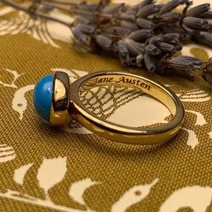 Jane Austen's Ring Replica - 9ct Gold and Turquoise | Exclusive Collection