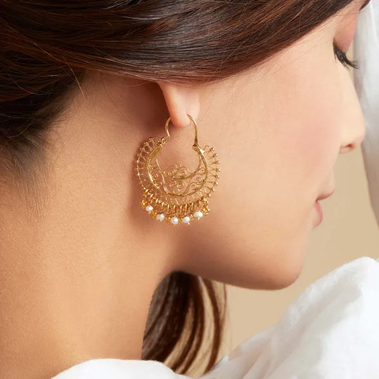 Pearl Yuca Hoops