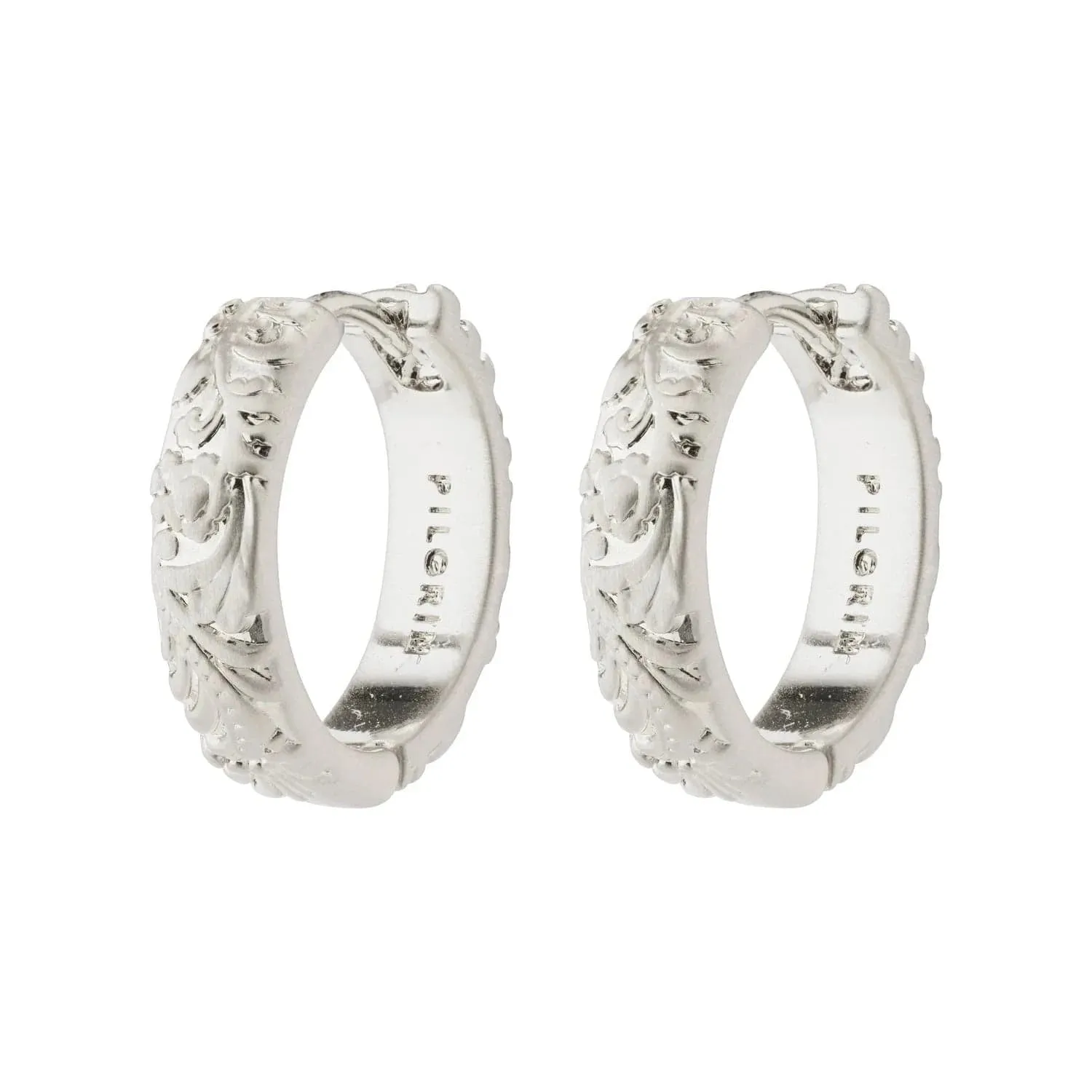 Pilgrim Jewelry Elfrida Recycled Filigree Wide Hoops - 692312003