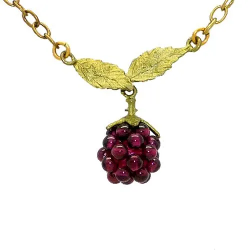 Raspberry Garnet Post Earrings by Michael Michaud 4089