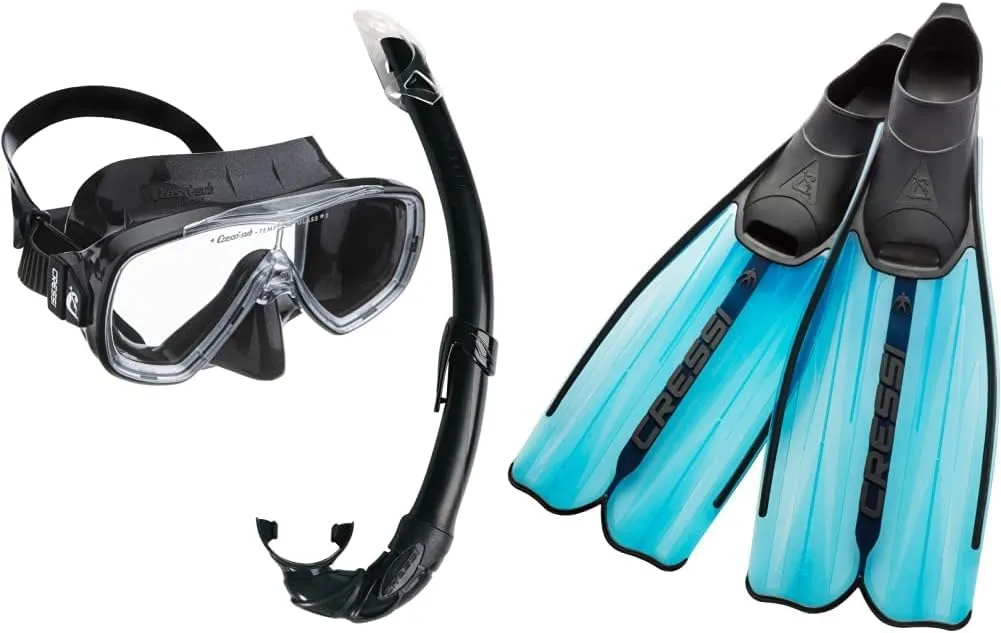 Set de plonge Hommes et Femmes - Bleu/Jaune/Rose/Aquamarine | Fitnessterapy