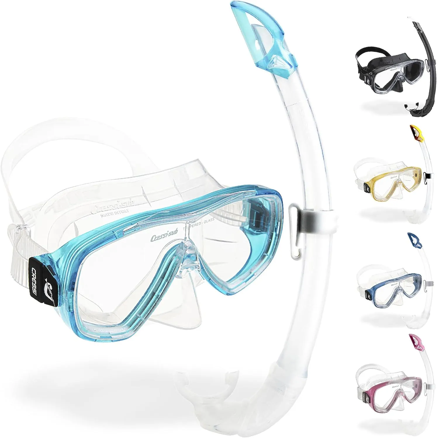 Set de plonge Hommes et Femmes - Bleu/Jaune/Rose/Aquamarine | Fitnessterapy