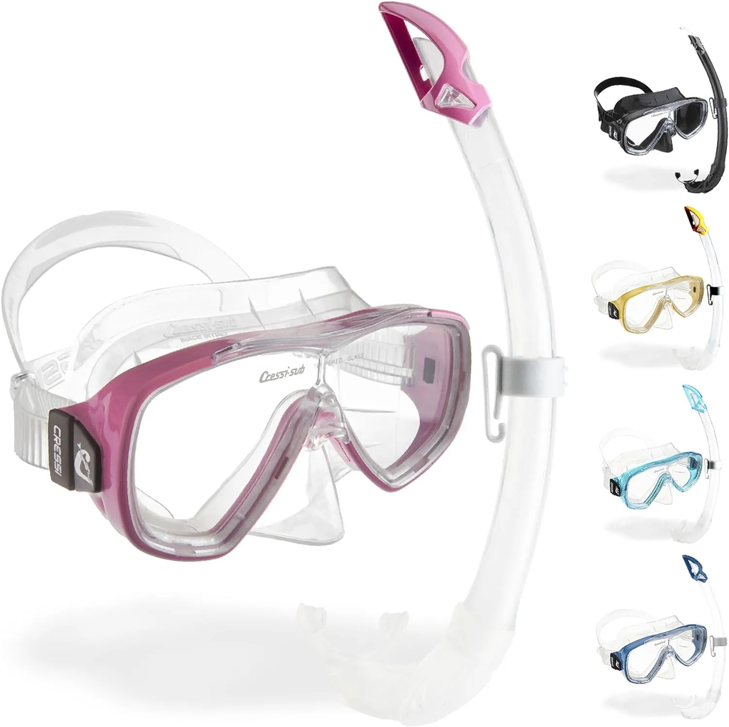 Set de plonge Hommes et Femmes - Bleu/Jaune/Rose/Aquamarine | Fitnessterapy
