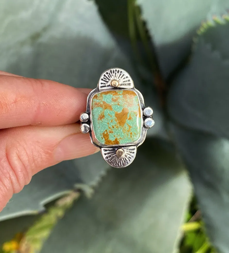 Sunrise Sunset Turquoise Ring