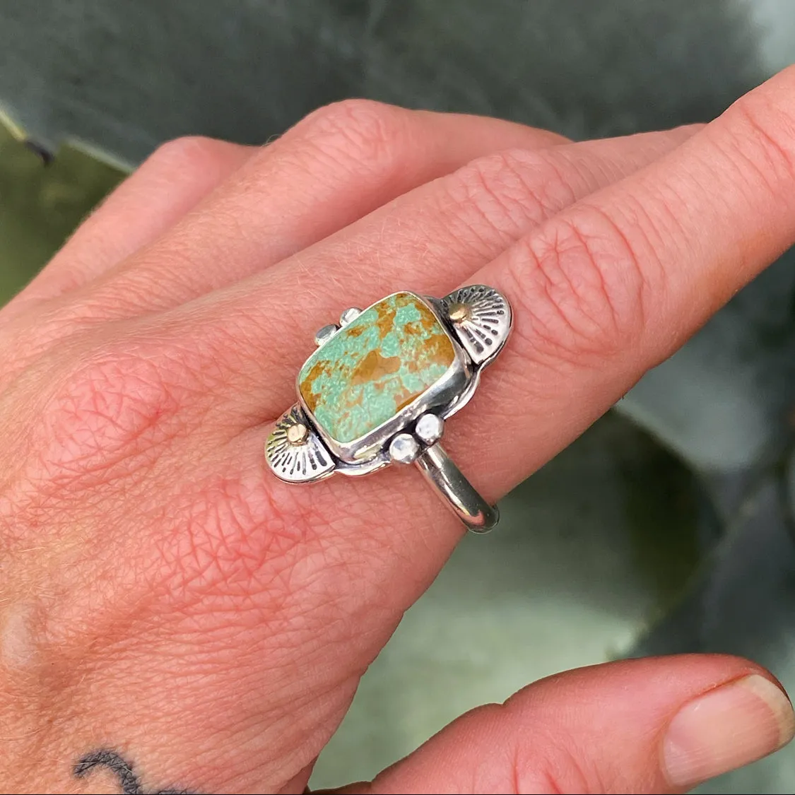 Sunrise Sunset Turquoise Ring