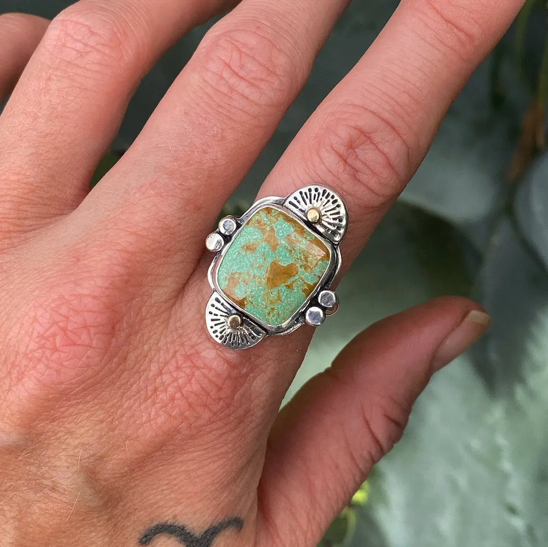 Sunrise Sunset Turquoise Ring