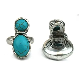 Tally Turquoise Fashion Stretch Ring
